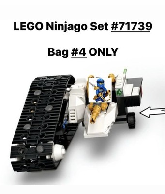 LEGO Ninjago Legacy Ultra Sonic Raider 71739 Set - Bag #4 ONLY - Sealed