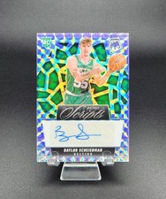 2024-25 Mosaic Rookie Scripts Baylor Scheierman RC Silver Mosaic Prizm Auto 🔥