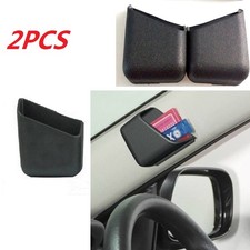 2PCS Car Pillar Organizer Case Phone Sundries Storage Bag Box Holder Accessories