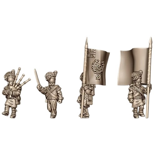 15mm Napoleonic British highland infantry 1807-15 battalion pack x32 figs - Picture 2 of 2