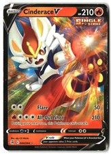 Cinderace V 044/264 Holo Ultra Rare Fusion Strike Pokemon Lightly Played