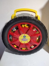 VTech Go Go Smart Wheels Launch And Go Tire Carrying Case With 8 Cars.