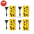 OEM NGK New Set of 4 Ignition Coil 9091902276 For Toyota 2018-2023 CAMRY LEXUS