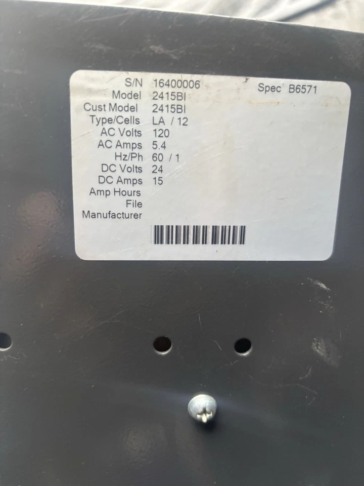 YALE Lift Truck 24 Volt Charger - Image 2 of 3