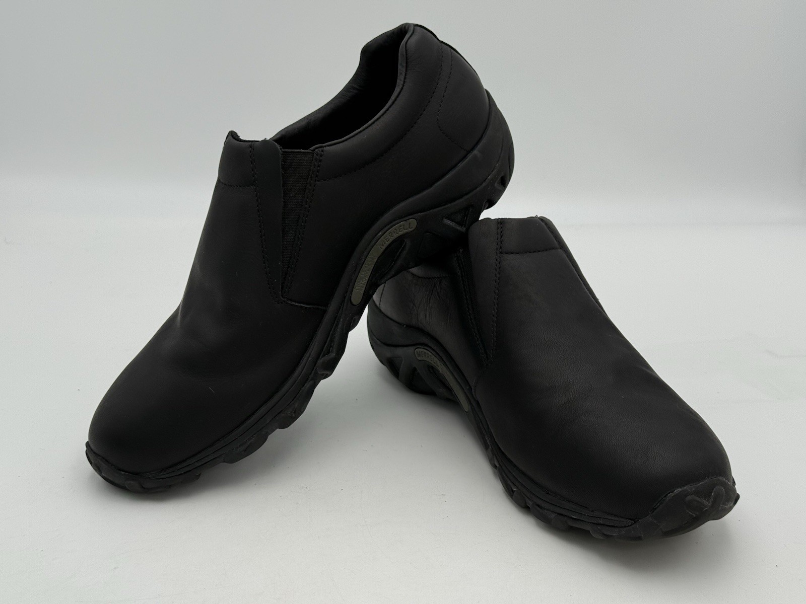 Merrell Uomo Jungle Moc Pelle 2 Mezzanotte Uomo 11 5 Comfort Slip On Casual