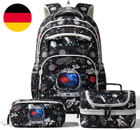 Amythe Schulrucksack Jungen 8-15 Jahre, Wasserdichte Schultasche Kinder Mit Fede