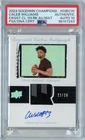 CALEB WILLIAMS UPPER DECK '03 EXQUISITE ROOKIE PATCH AUTO #'D 22/25 PSA AUTO 10