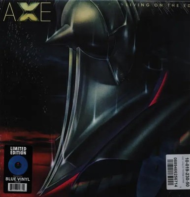 Axe Living On The Edge BLUE VINYL NEW OVP Cleopatra Vinyl LP