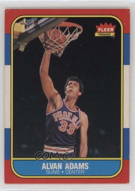 1986-87 Fleer Alvan Adams #2 m4l