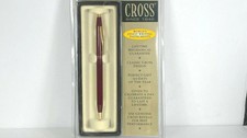 Cross Century Ballpoint Pen Red  Double Banded Made In Usa New In Box Sealed