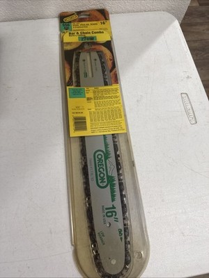 Oregon 27857 Guide Bar And Chain Combo, 16'' New In Package Tool Equipment 3/8 