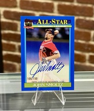 2026 Topps Series 2 JOHN SMOLTZ #/150 BLUE AUTO 1991 ALL-STAR Braves Autograph