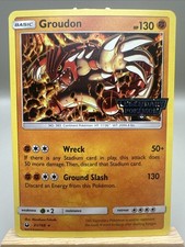 Groudon 81/168 Legendary Pokemon Stamped Gamestop Promo Cosmos Holo Unsealed NM
