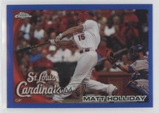 2010 Topps Chrome Blue Refractor 166/199 Matt Holliday #44 n1u