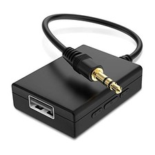 USB to Aux Audio Adapter, 3.5mm Male to USB Female Adapter for Playing Music