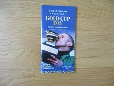 CHELTENHAM Festival - GOLD CUP - Fri 13th March 2026 - Racecard - Mint