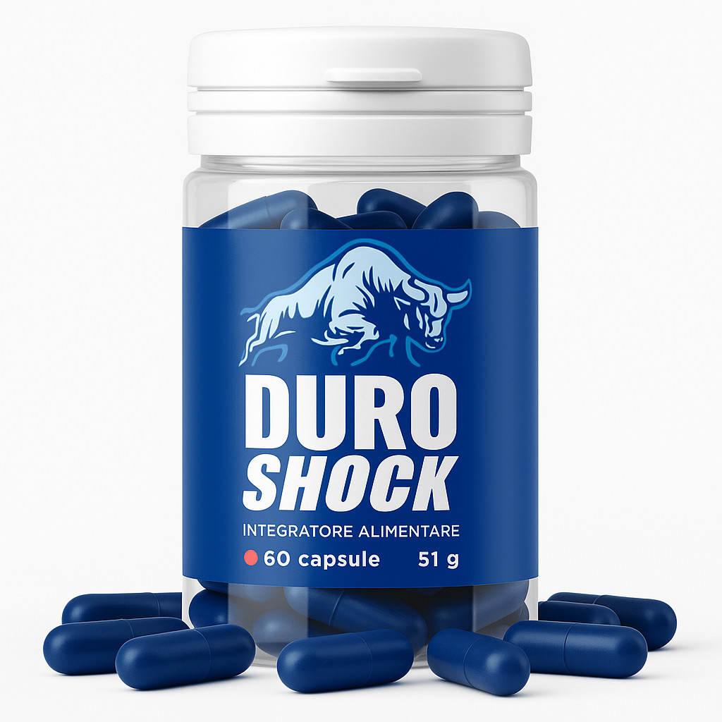 DuroShock Boost Potente Uomo: Integratore Testosterone ed Erezione Naturale