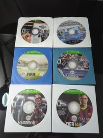 Mixed Console Sports Games Lot (UNTESTED)