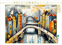 Calvendo Puzzle Autumn Atmosphere In The Abstract Metropolis | 1000 Pieces, Fini