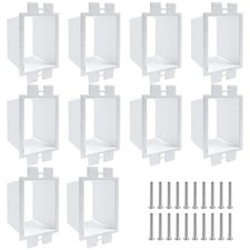 10PCS Single Gang Electrical Outlet Box Extenders with Screws Power Switch Space