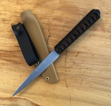 BGS Customized Blade VERDIER 'PERFORATOR' knife EDC Dk Nat/Bk NOT Ed's Manifesto