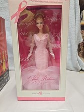 Pink Ribbon Barbie Doll J0932 Collector 2006 Pink Label Blonde Mattel