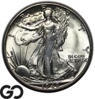 1940-S Walking Liberty Half Dollar, Solid Gem BU++ San Francisco Strike Issue!