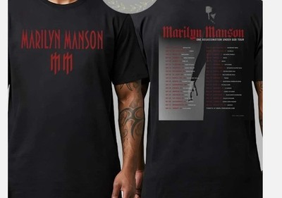 Marilyn Manson One Assassination Under God Tour 2025 T Shirt | eBay