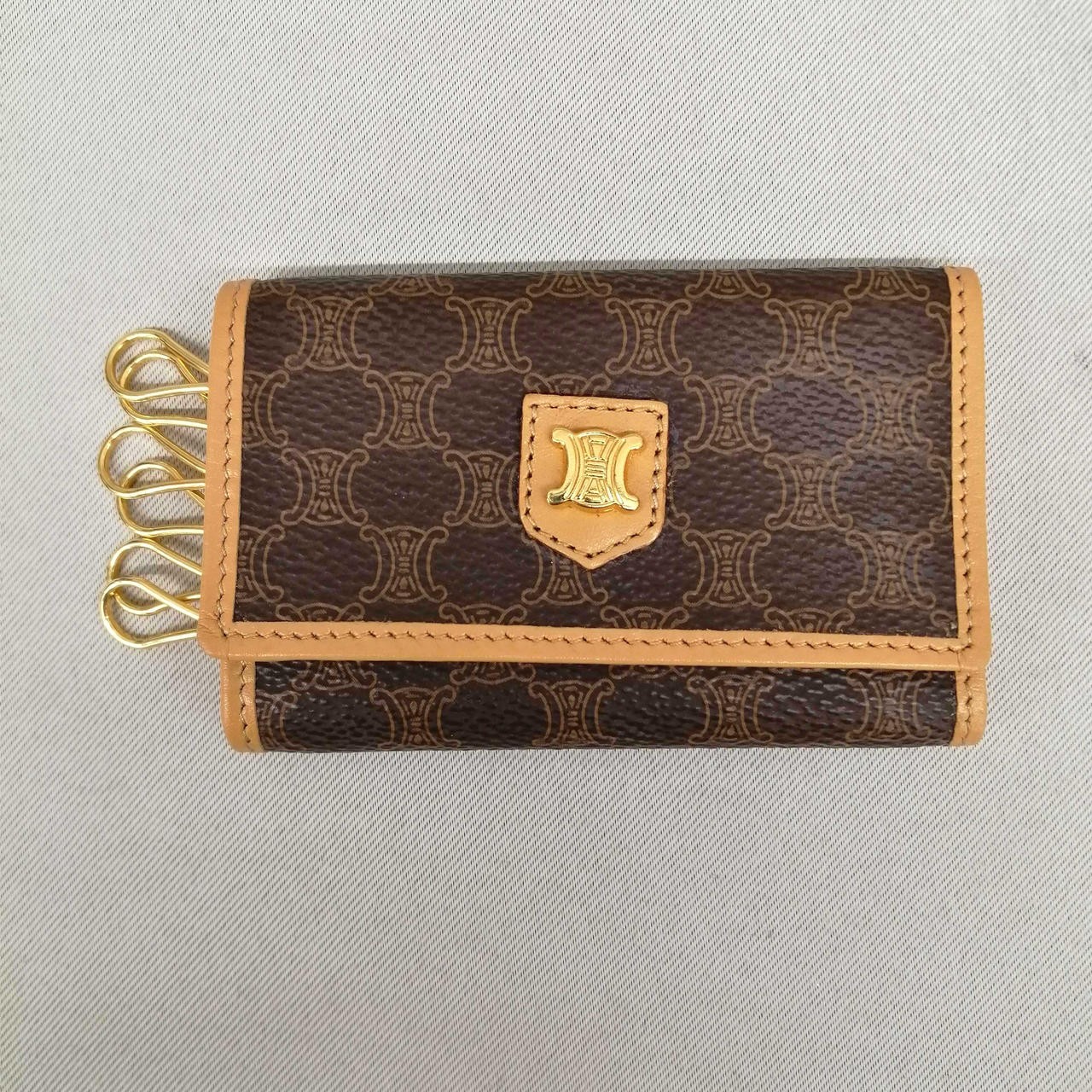 6 Key Case Model Macadam Pattern CELINE - image 1