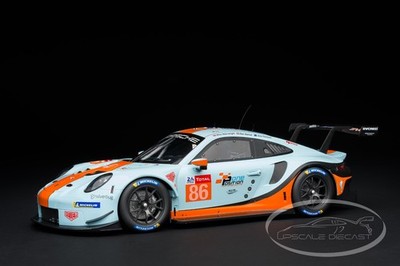 IXO 1:12 Porsche 911 (991) RSR #86 24h LeMans 2018 Gulf Racing Brand New