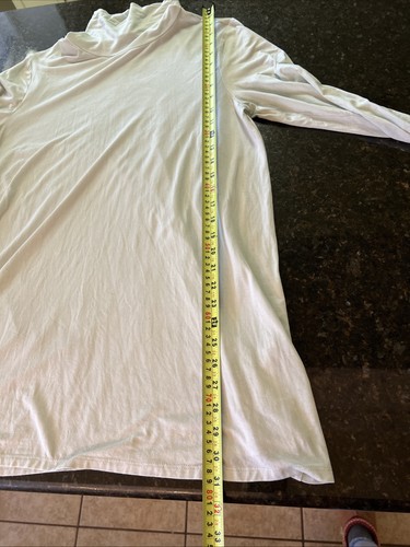 Eileen Fisher Tunic Dress Sz L Mint Green Soft Cotton Turtleneck Long Sleeve - Bild 6 von 8