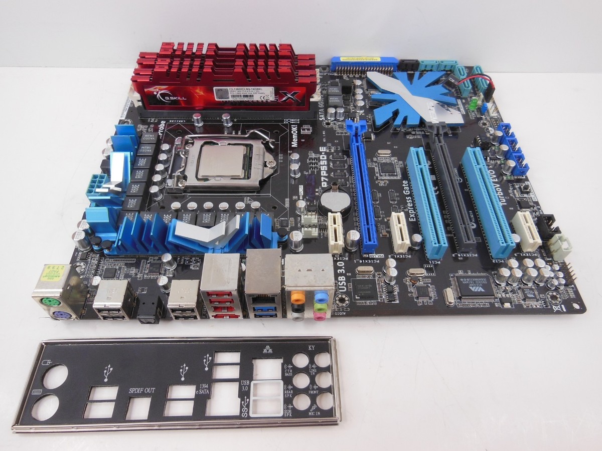 i7 870付き　ASUS　P7P55D-E  LGA1156 Asus P7P55D-E LGA1156 Mobo + Intel i7-870 CPU + GSkill 16GB