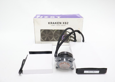 NZXT Kraken X62 280mm Liquid Cooler RL-KRX62-02 RGB LED Aluminum Intel AMD NIB