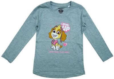 Mädchen Oberteil Paw Patrol Skye Welpe Hund Arbeit hart Langarm T-Shirt 2 4 6 Jahre