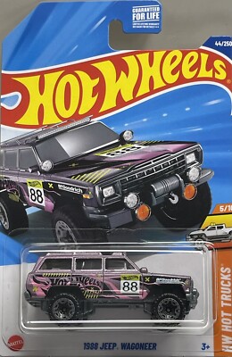 Hot Wheels　CHICAGO ワーゲン HOT WHEELS 1988 JEEP WAGONEER Series HW HOT TRUCKS Case “B” New