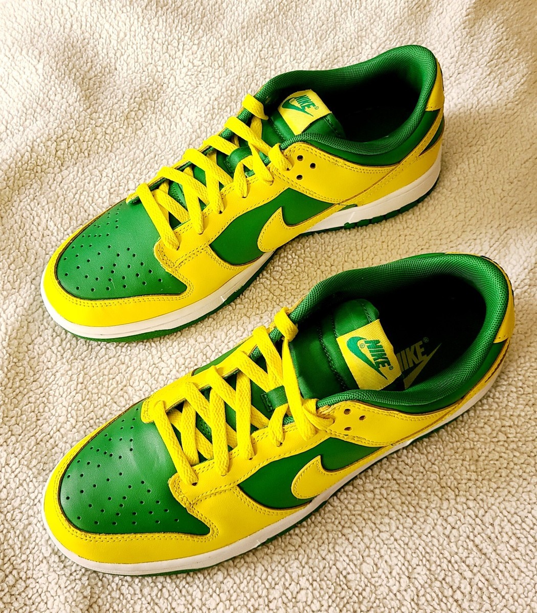 Nike Dunk Low Reverse Brazil Low Retro Size US 10.5 New No  display picture 3
