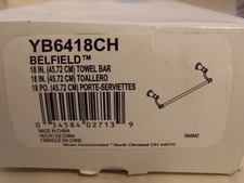 Moen YB6418CH Belfield 18 Inch Single Towel Bar - Chrome