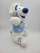 Disney Store Exclusive Tigger Plush Winter White Ice Blue Sweater Stuffed Tiger