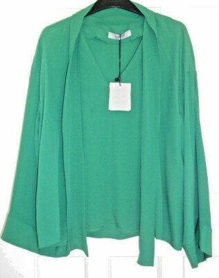 Marella 'Autobus' Silk Mix Blouse - Size 16
