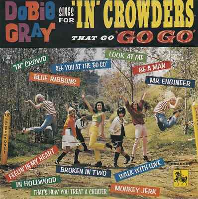 Dobie Gray Sings For 'In' Crowders That Go Go Go Mini Poster & Black Card Frame
