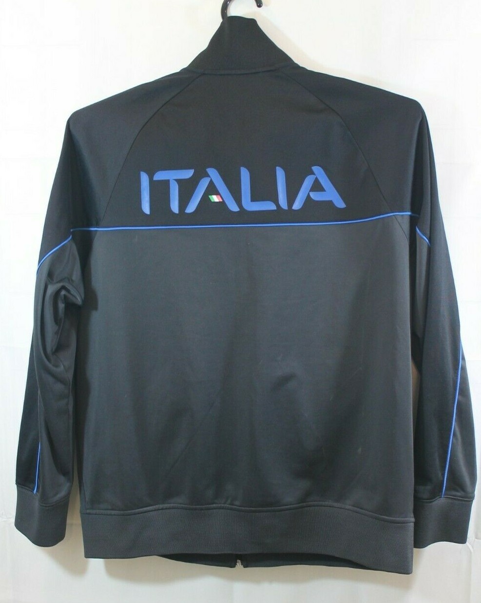 Fila Italia Sport Track Jacket Cappotto Vintage Atletico Full Zip Uomo Taglia L