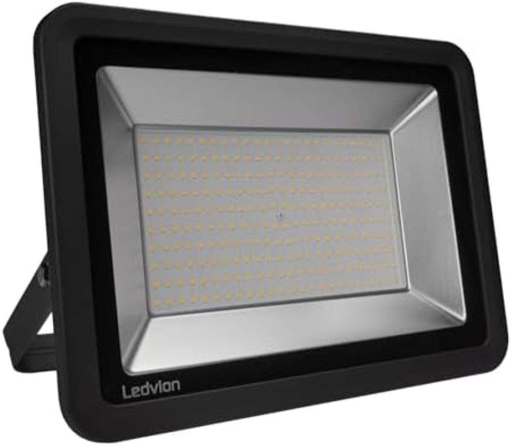 Ledvion - Proiettore LED, 200 Watt, Osram LED, 6500K, 17000 Lumen, IP65 Impermea