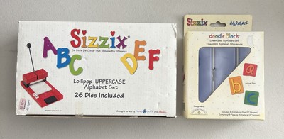 SIZZIX Uppercase And Lowercase Alphabet Die Set