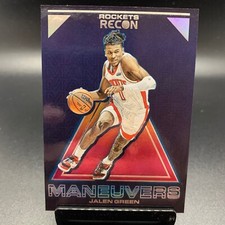 2021-22 Panini Recon #3 Jalen Green Maneuvers Rookie RC Houston Rockets