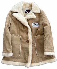 Vtg Stihl Chainsaw Logging Lumberjack Farm Coat Jacket Mens XL Sherpa Western