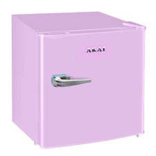 Frigo Bar Sotto Tavolo rosa Vintage AKAI Mini Frigorifero Freezer Anni 60 Coca