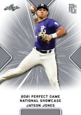 10-Count Lot Jayson Jones 2021 Leaf Perfect Game NIKE All-American Rookies