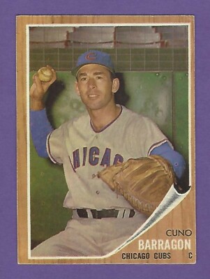 1962 Topps - #66  Cuno Barragon - Chicago Cubs - Ex+