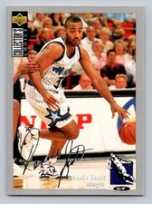 1994-95 Upper Deck Collector's Choice Silver Foil Signature Dennis Scott #81