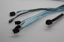 Supermicro SA-F43S7PS2-1M-N2 SFF-8643 miniSAS HD to SATA Breakout SAS Cable 1M